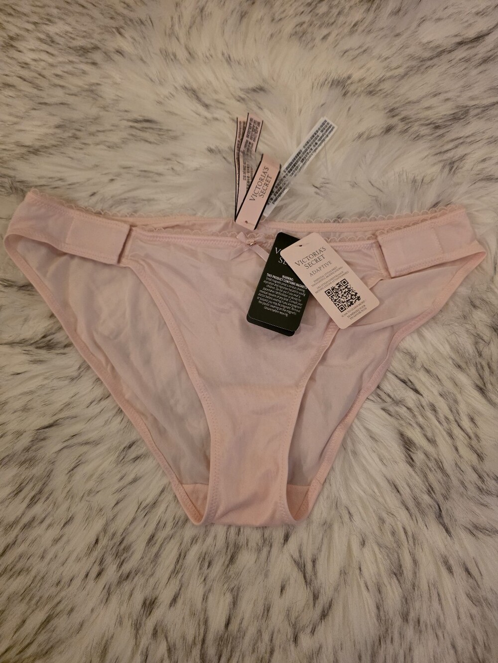 Victoria’s Secret Adaptive Bikini Panty Soft Pink Size M Magnetic Side Closures